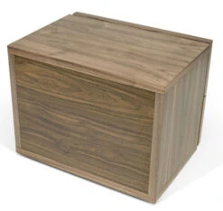 Temahome - Aurora Nattbord - Valnøtt -UNOLIVING Butikk temahome aurora sengebord valnoedfiner sengeborde TE00225 2 5ed5