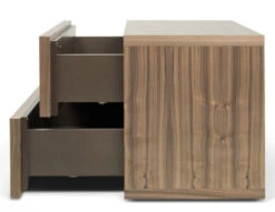 Temahome - Aurora Nattbord - Valnøtt -UNOLIVING Butikk temahome aurora sengebord valnoedfiner sengeborde TE00225 4 9a7c