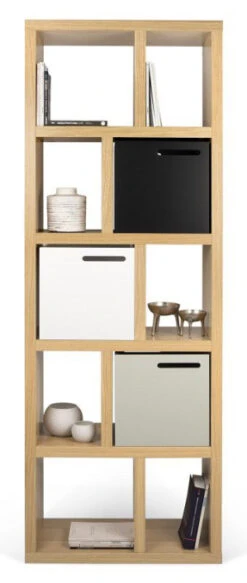 Temahome - Berlin Reol - Eikefiner - 198x70 -UNOLIVING Butikk temahome berlin reol egefiner reoler TE00356 3 4f11