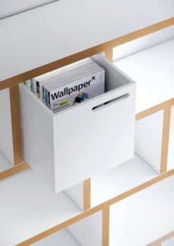 Temahome - Berlin Reol - Hvit - 159x70 -UNOLIVING Butikk temahome berlin reol hvid 70x159 reoler TE00148 6 1ffa