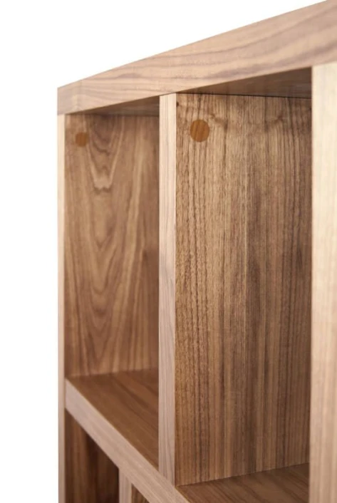 Temahome - Berlin Reol - Valnøtt - 159x70 7 Temahome - Berlin Reol - Valnøtt - 159x70 - Bilde 7