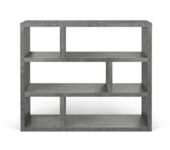 Temahome Dublin Reol - Mørk Betongrå, 105x120