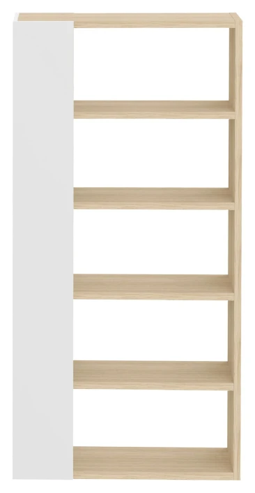 Ella Bokhylle, Hvit/natur 1 Ella Bokhylle, Hvit/natur