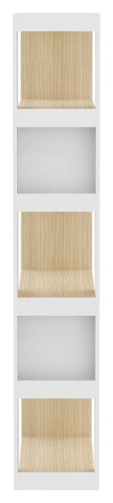 Ella Bokhylle, Hvit/natur 4 Ella Bokhylle, Hvit/natur - Bilde 4