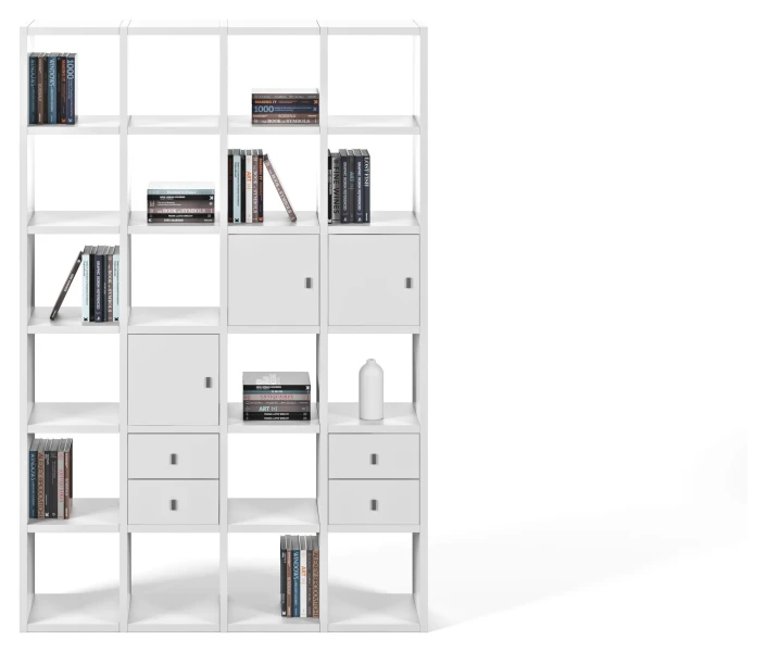 Temahome - Pombal Reol - Hvit 2 Temahome - Pombal Reol - Hvit - Bilde 2