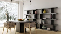 Step Reol - Grå 7 Step Reol - Grå -UNOLIVING Butikk temahome step reol graa reoler TE00362 4 148f