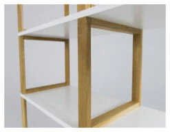 TENZO - Art Reol 3x3, Hvit, Eik 9 TENZO - Art Reol 3x3, Hvit, Eik -UNOLIVING Butikk tenzo art reol 3x3 hvid eg reoler TZ00233 4 194a