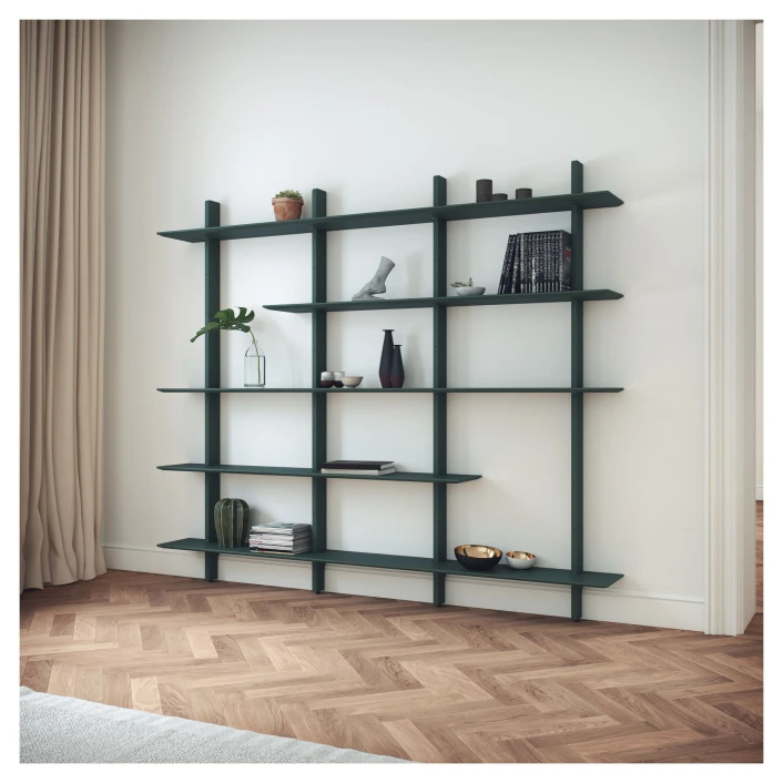 TENZO - Bridge Reolsystem 4/5 190X224, Grønn 2 TENZO - Bridge Reolsystem 4/5 190X224, Grønn - Bilde 2