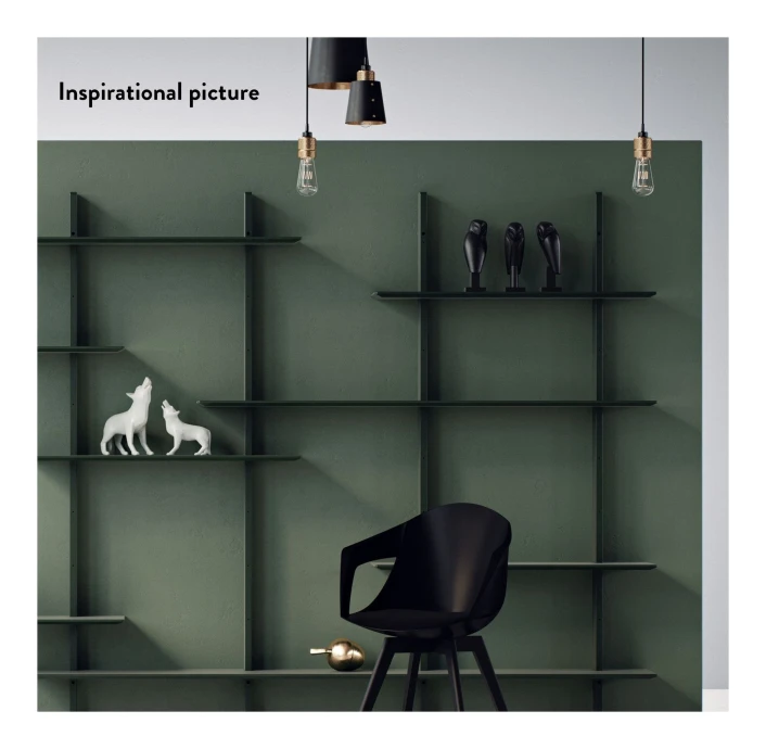 TENZO - Bridge Reolsystem 4/5 190X224, Grønn 3 TENZO - Bridge Reolsystem 4/5 190X224, Grønn - Bilde 3