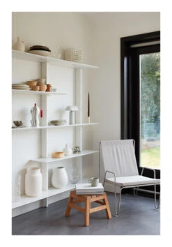 TENZO - Bridge Reolsystem 4/5 190X224, Hvit -UNOLIVING Butikk tenzo bridge reolsystem 190x224 hvid reolsystem TZ00247 2 1bee