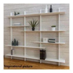 TENZO - Bridge Reolsystem 4/5 190X224, Hvit -UNOLIVING Butikk tenzo bridge reolsystem 190x224 hvid reolsystem TZ00247 4 ab2a