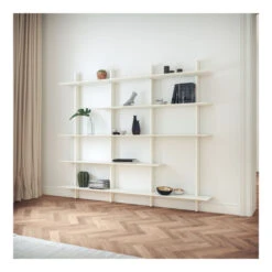 TENZO - Bridge Reolsystem 4/5 190X224, Hvit -UNOLIVING Butikk tenzo bridge reolsystem 190x224 hvid reolsystem TZ00247 5 89c3