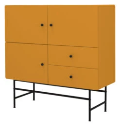 COCKTAIL Skap - Mustard -UNOLIVING Butikk tenzo cocktail skab mustard skab TZ00683 3 66af