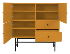 COCKTAIL Skap - Mustard -UNOLIVING Butikk tenzo cocktail skab mustard skab TZ00683 4 c272