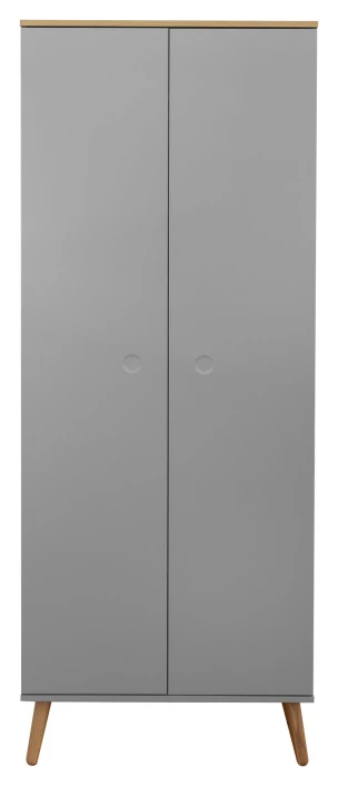 TENZO - Dot Garderobeskap, Eik, Grå -UNOLIVING Butikk tenzo dot garderobeskab eg graa garderobeskabe TZ00333 1 89d3