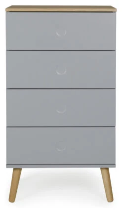 Dot Kommode 55x43 - Grå/eik