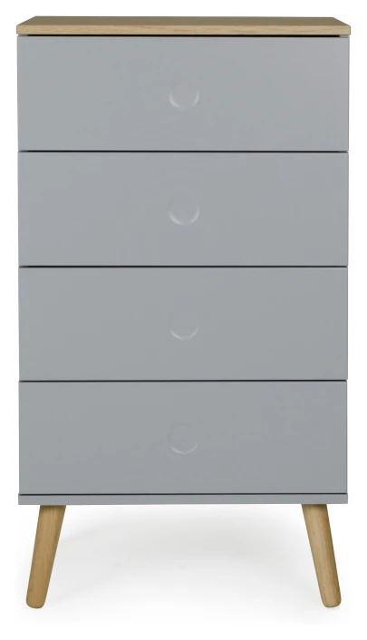 Dot Kommode 55x43 - Grå/eik 1 Dot Kommode 55x43 - Grå/eik