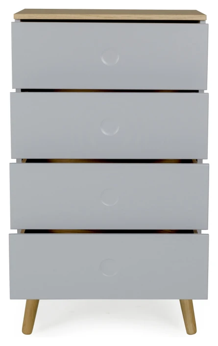 Dot Kommode 55x43 - Grå/eik 4 Dot Kommode 55x43 - Grå/eik - Bilde 4