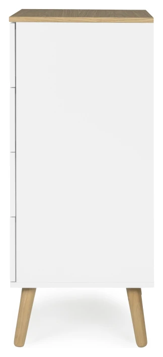 Dot Kommode 55x43 - Hvit/eik 3 Dot Kommode 55x43 - Hvit/eik - Bilde 3