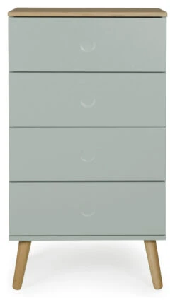Dot Kommode 55x43 - Salvie/eik