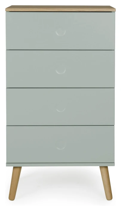 Dot Kommode 55x43 - Salvie/eik 1 Dot Kommode 55x43 - Salvie/eik