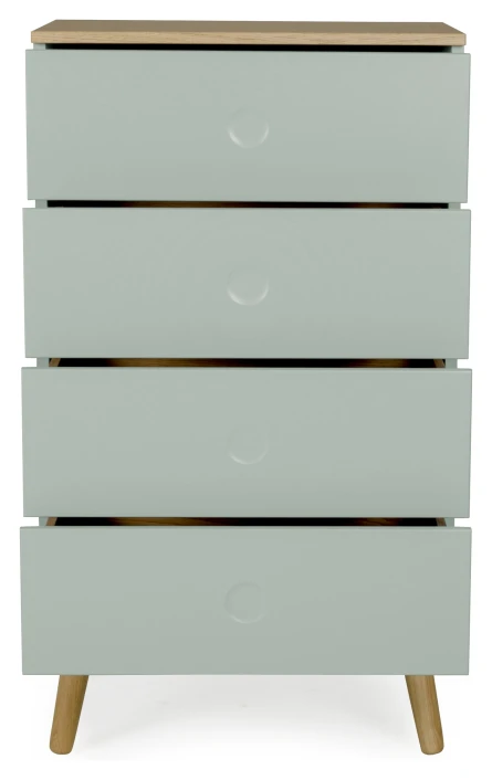 Dot Kommode 55x43 - Salvie/eik 4 Dot Kommode 55x43 - Salvie/eik - Bilde 4