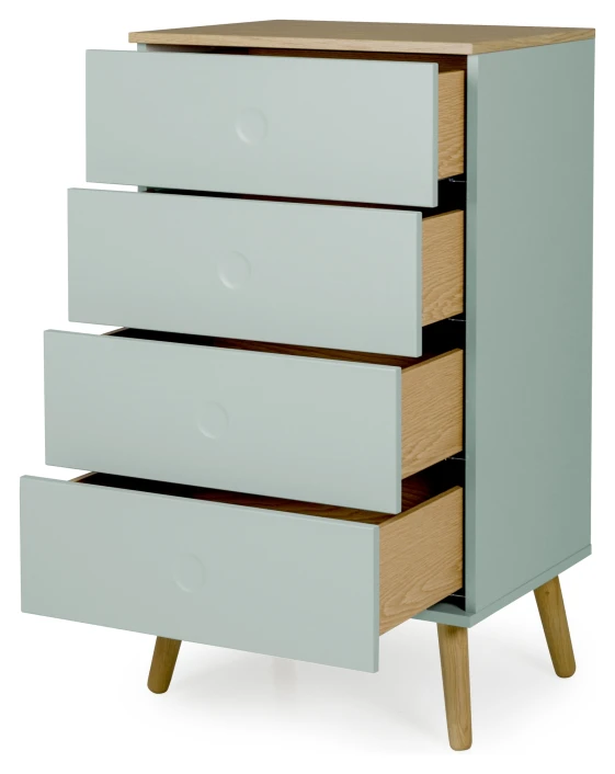 Dot Kommode 55x43 - Salvie/eik 5 Dot Kommode 55x43 - Salvie/eik - Bilde 5