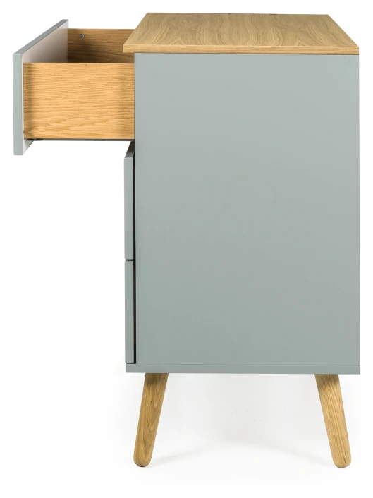 Dot Kommode 90x43 - Salvie/eik 6 Dot Kommode 90x43 - Salvie/eik - Bilde 6