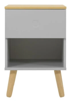DOT Nattbord - Eik/Grå