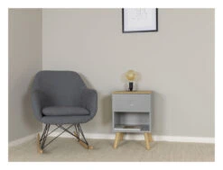 DOT Nattbord - Eik/Grå 17 DOT Nattbord - Eik/Grå -UNOLIVING Butikk tenzo dot sengebord eggraa sengebord TZ00706 9 e94d