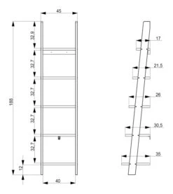 TENZO - Strada Stigereol B:45, Grå 7 TENZO - Strada Stigereol B:45, Grå -UNOLIVING Butikk tenzo strada stigereol b45 graa stigereol TZ00377 19 37f0