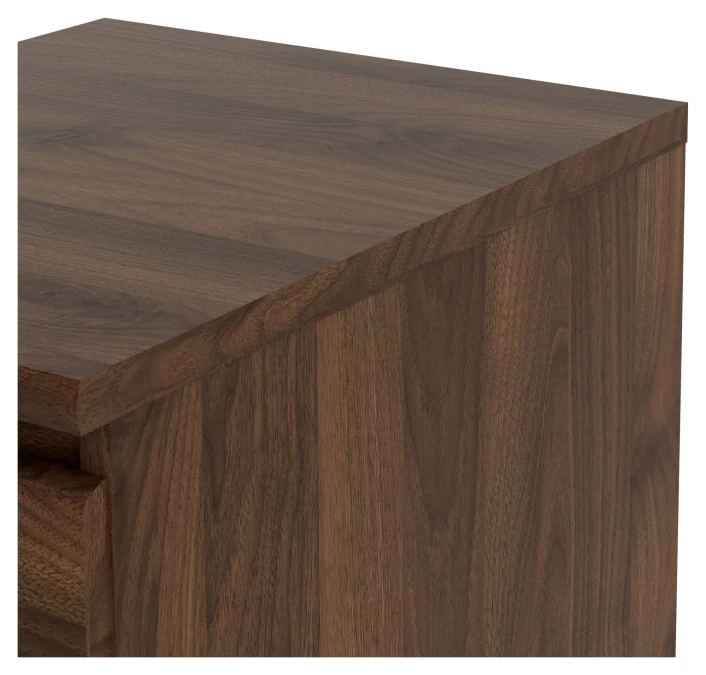 Naia Nattbord 2 Skuffer - Valnøtt - Bilde 5