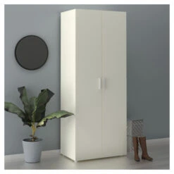 Pepe Garderobeskap M. 2 Dører - Ask -UNOLIVING Butikk tvilum pepe garderobeskab m 2 laager ask TV05349 2 58eb