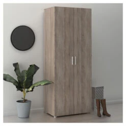 Pepe Garderobeskap M. 2 Dører - Trøffel 12 Pepe Garderobeskap M. 2 Dører - Trøffel -UNOLIVING Butikk tvilum pepe garderobeskab m 2 laager troeffel TV05351 2 9d20