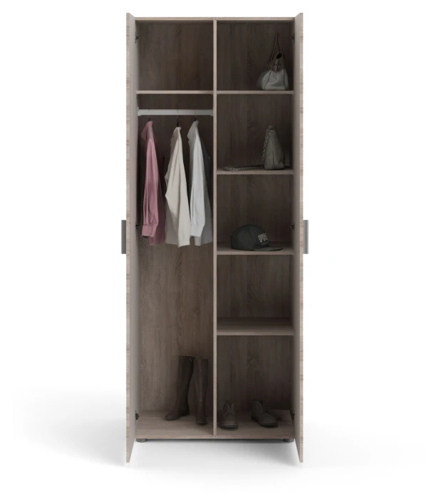 Pepe Garderobeskap M. 2 Dører - Trøffel 3 Pepe Garderobeskap M. 2 Dører - Trøffel - Bilde 3
