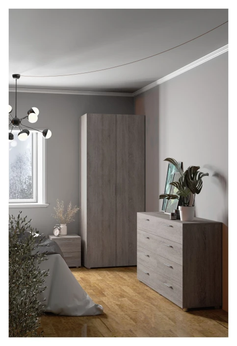 Pepe Garderobeskap M. 2 Dører - Trøffel 4 Pepe Garderobeskap M. 2 Dører - Trøffel - Bilde 4