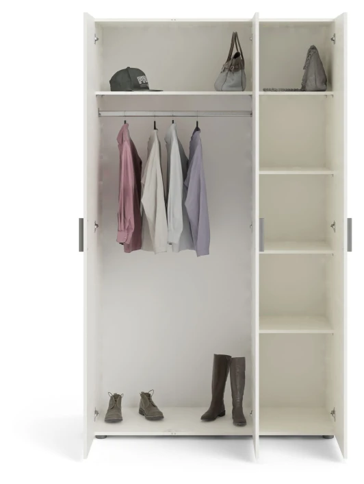 Pepe Garderobeskap M. 3 Dører - Ask 3 Pepe Garderobeskap M. 3 Dører - Ask - Bilde 3