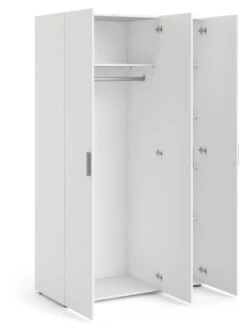 Pepe Garderobeskap M. 3 Dører - Hvit -UNOLIVING Butikk tvilum pepe garderobeskab m 3 laager hvid TV05345 3 cfd1