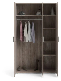 Pepe Garderobeskap M. 3 Dører - Trøffel 11 Pepe Garderobeskap M. 3 Dører - Trøffel -UNOLIVING Butikk tvilum pepe garderobeskab m 3 laager troeffel TV05347 3 e60b