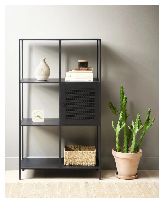 Malibu Reol H135 - Svart 2 Malibu Reol H135 - Svart - Bilde 2