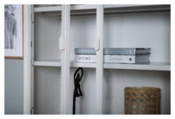 Misha Metall Bokskap, Hvit -UNOLIVING Butikk venture design misha metal bogkab hvid bogskabe VD00607 6 41a8