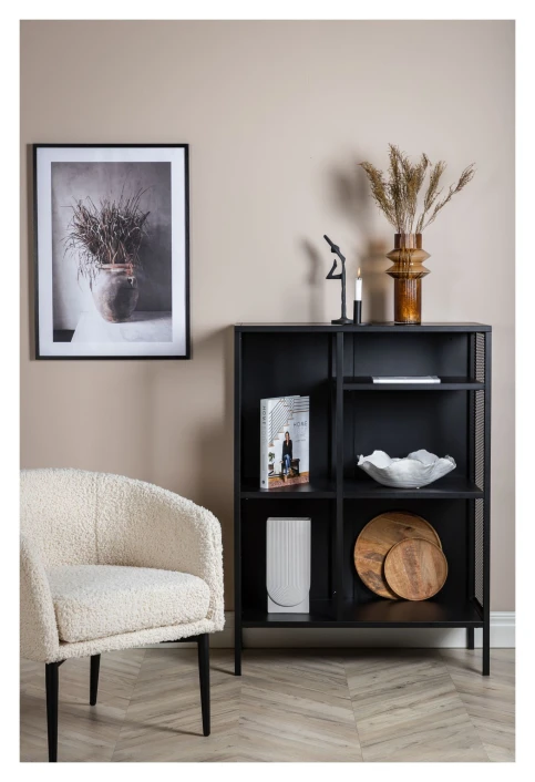 Misha Metalllreol, Svart Stål Mesh 2 Misha Metalllreol, Svart Stål Mesh - Bilde 2