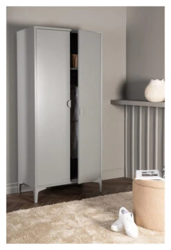 Piring Garderobeskap - Lysegrå 15 Piring Garderobeskap - Lysegrå -UNOLIVING Butikk venture design piring garderobeskab lysegraa VD02071 7 c91c