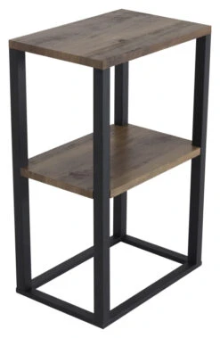 Rise Sengebord - Vintagebrun Recycled Papirtopp