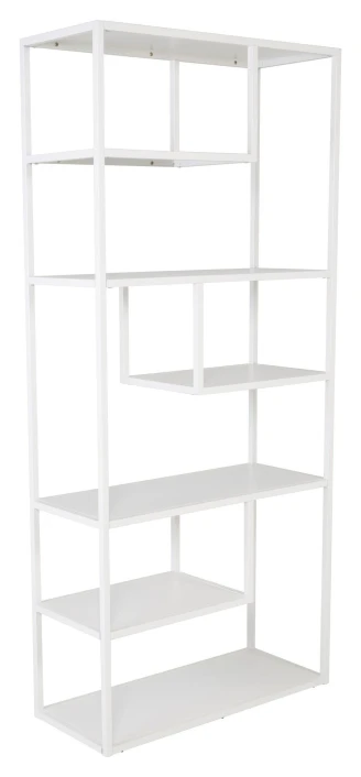 Staal, Reol, Hvit Metall 3 Staal, Reol, Hvit Metall - Bilde 3