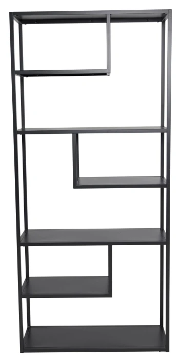 Staal, Reol, Sort Metall 1 Staal, Reol, Sort Metall