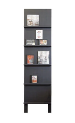 VTwonen Leaning Reol M/5 Hyller - Sort -UNOLIVING Butikk vtwonen leaning reol m5 hylder sort reoler EE00333 3 be13