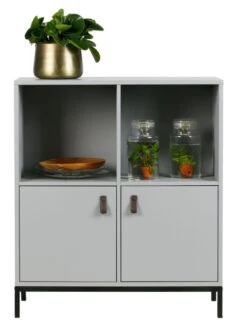 VTwonen Lower Modulreol M/4 Rom - Grå -UNOLIVING Butikk vtwonen lower modulreol m4 rum graa reoler EE01022 4 265a