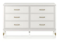 Westerleigh Kommode M. 6 Skuffer - Hvit