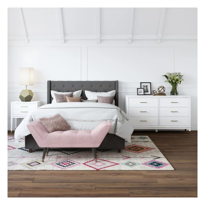 Westerleigh Kommode M. 6 Skuffer - Hvit 4 Westerleigh Kommode M. 6 Skuffer - Hvit - Bilde 4